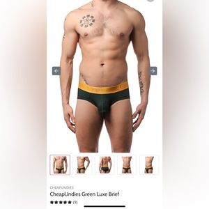 CheapUndies Forest Luxe Brief- XL